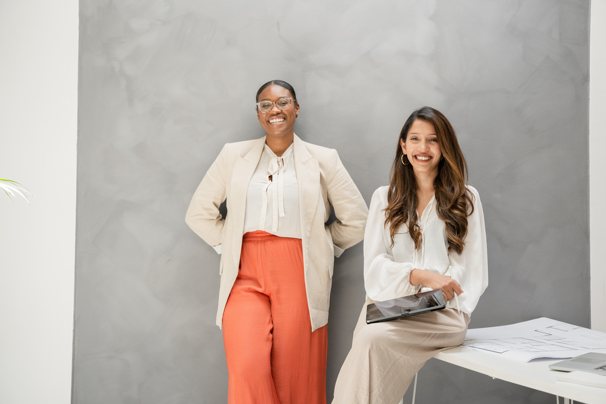 Women Working at an Architecture Firm 